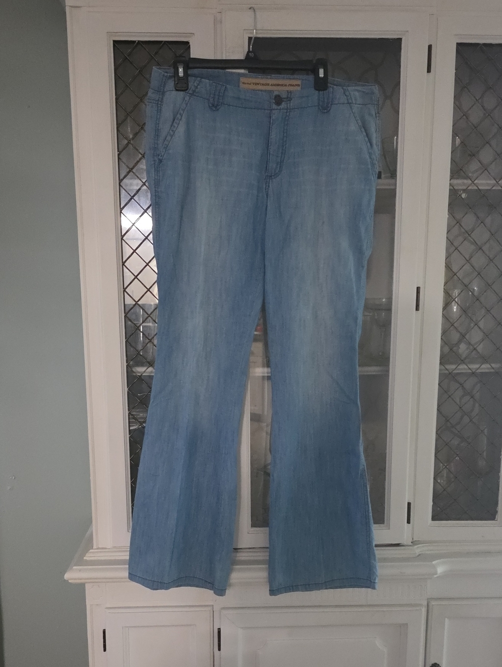 Nine West Light Blue Wide Leg Jeans - Flared Denim